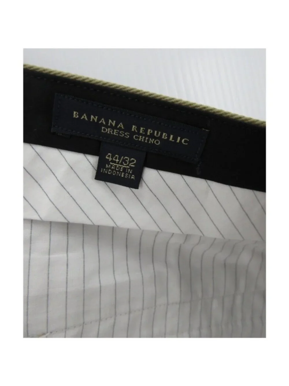 Banana Republic Pants 44X32 Khaki Dress Chino Trousers Canvas Y2K NEW